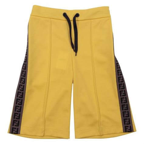 yellow fendi shorts|fendi jeans sale.